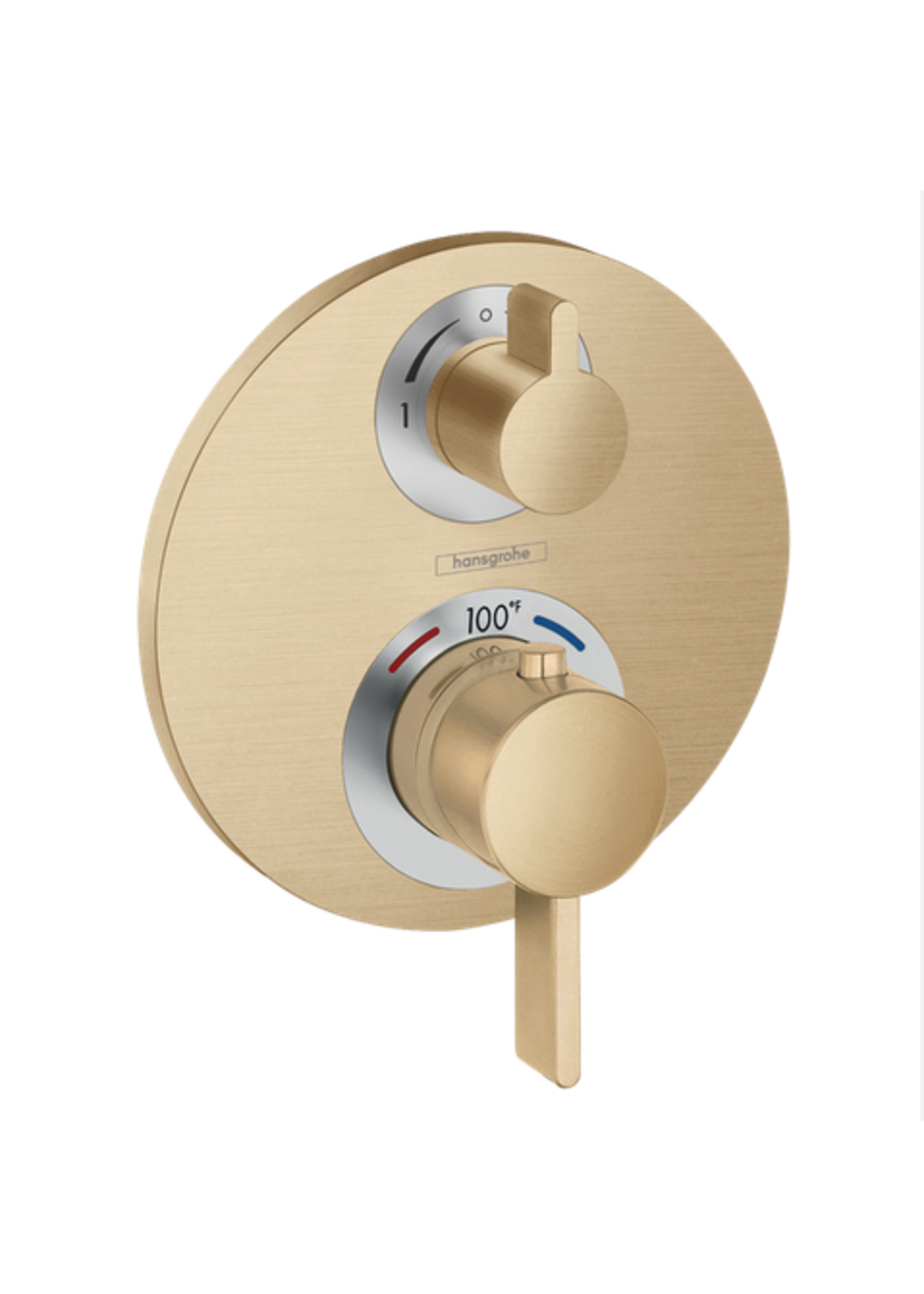 Hansgrohe Hansgrohe Ecostat S Dual Function Thermostatic Trim w/ Diverter & Volume Control