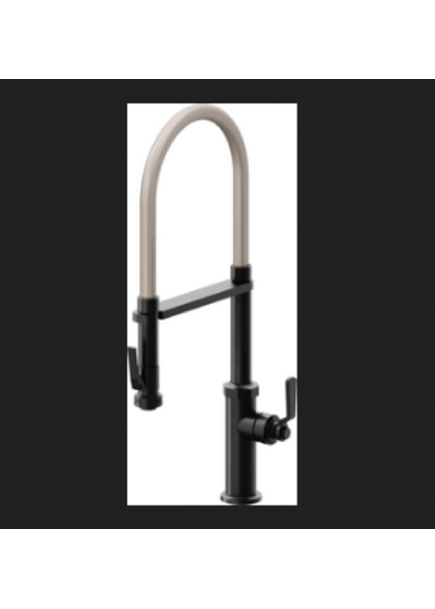 California Faucets California Descanso Works (Series K81) Culinary Pull-Out Kitchen Faucet with Squeeze Sprayer in a Standard Finish