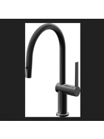 California Faucets California Faucets La Spezia Pull Down Kitchen Faucet Low Arc Spout w/Button Sprayer - Standard Finish