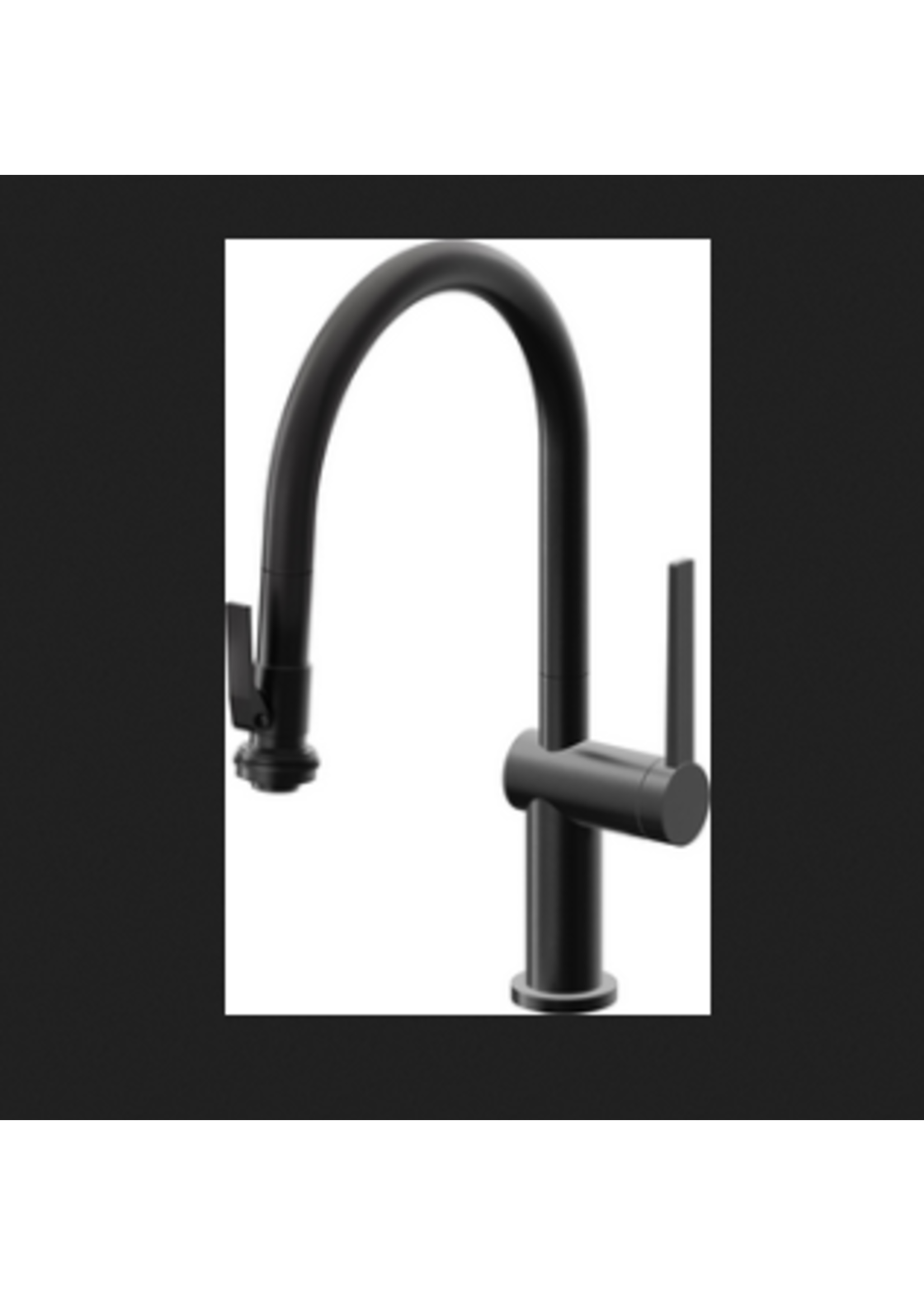 California Faucets California Faucets La Spezia Pull Down Kitchen Faucet Low Arc Spout w/Squeeze Sprayer - Standard Finish