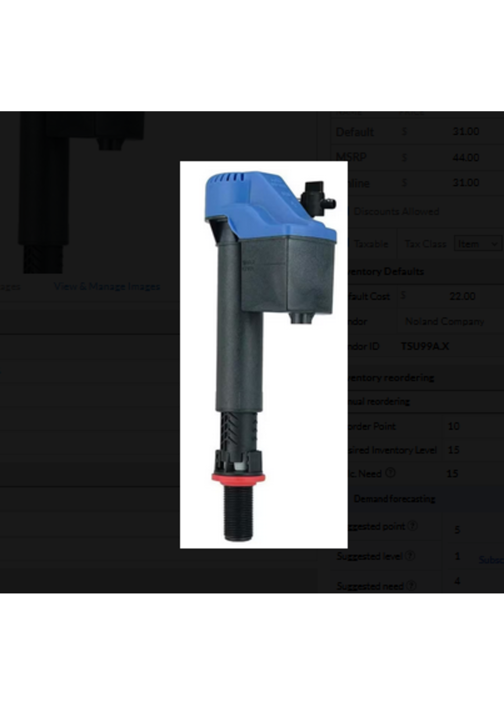 Toto Toto UNIVERSAL FILL VALVE ASSEMBLY TSU99A.X