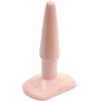 DOC JOHNSON CLASSIC BUTT PLUG SMALL - VANILLA WHITE