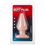 DOC JOHNSON CLASSIC BUTT PLUG LARGE - WHITE