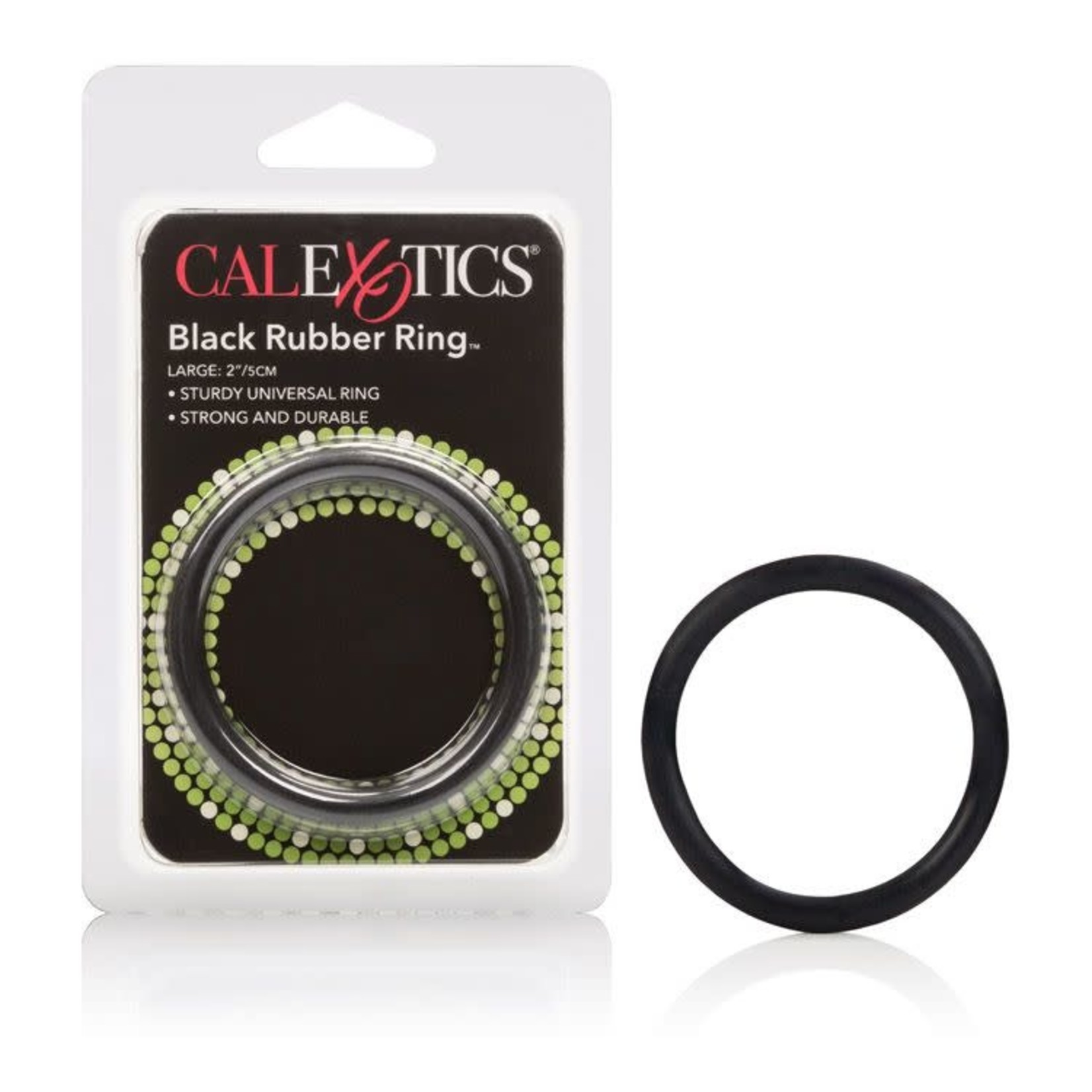 CALEXOTICS CALEXOTICS - BLACK RUBBER RING - LARGE