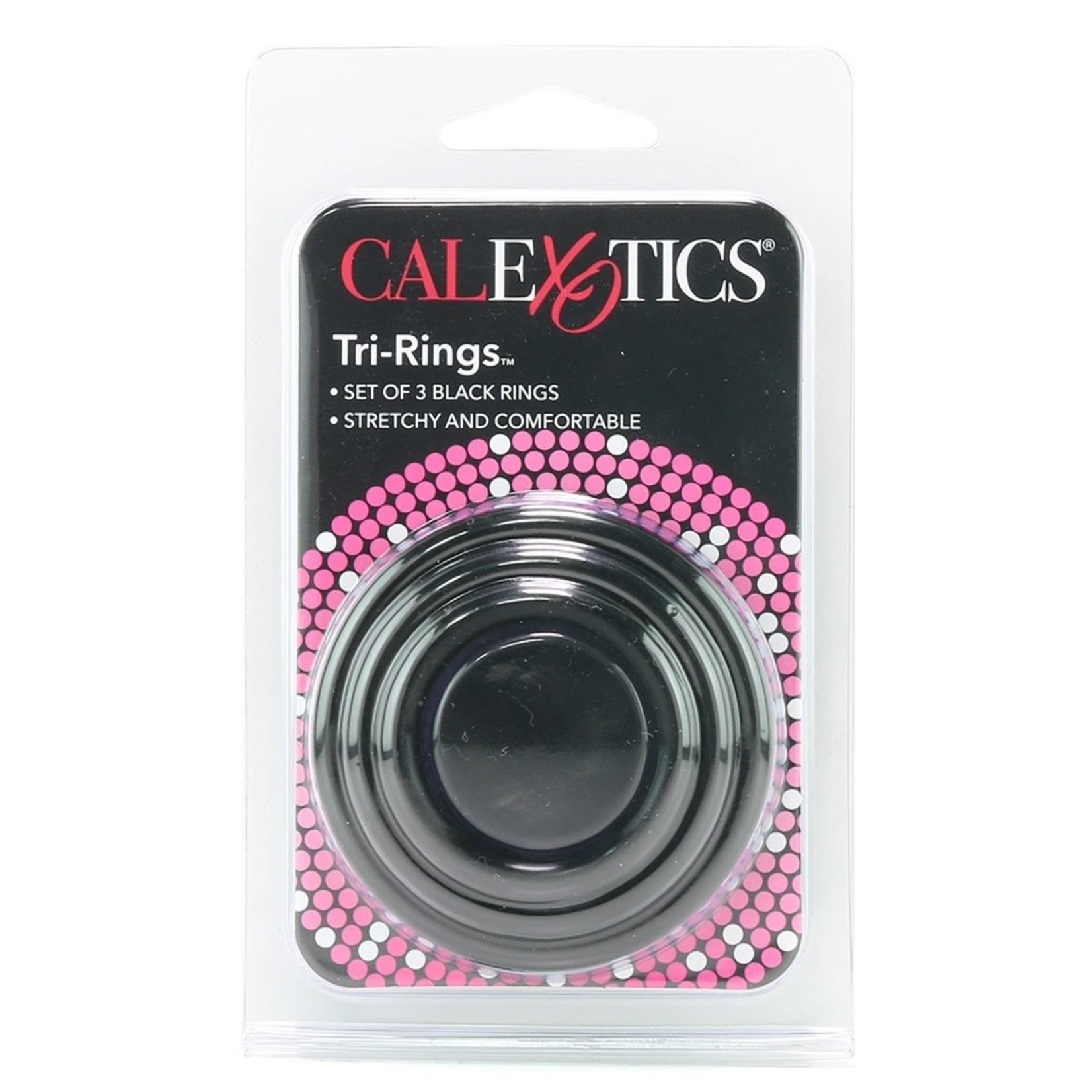 CALEXOTICS CALEXOTICS - TRI RINGS SET - BLACK