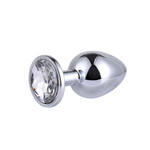 STAINLESS STEEL JEWEL PLUG - LARGE