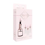 SHOTS PUMPED - ROSE GOLD CLITORAL & NIPPLE PUMP SET