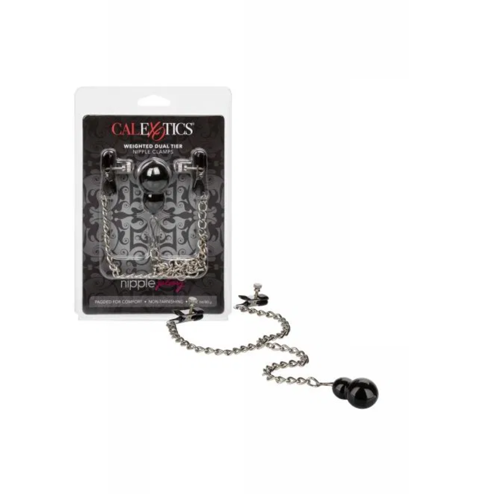 NIPPLE PLAY - WEIGHTED DUAL TIER NIPPLE CLAMPS