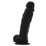 NSNOVELTIES SMALL SILICONE COLOURS DILDO IN BLACK