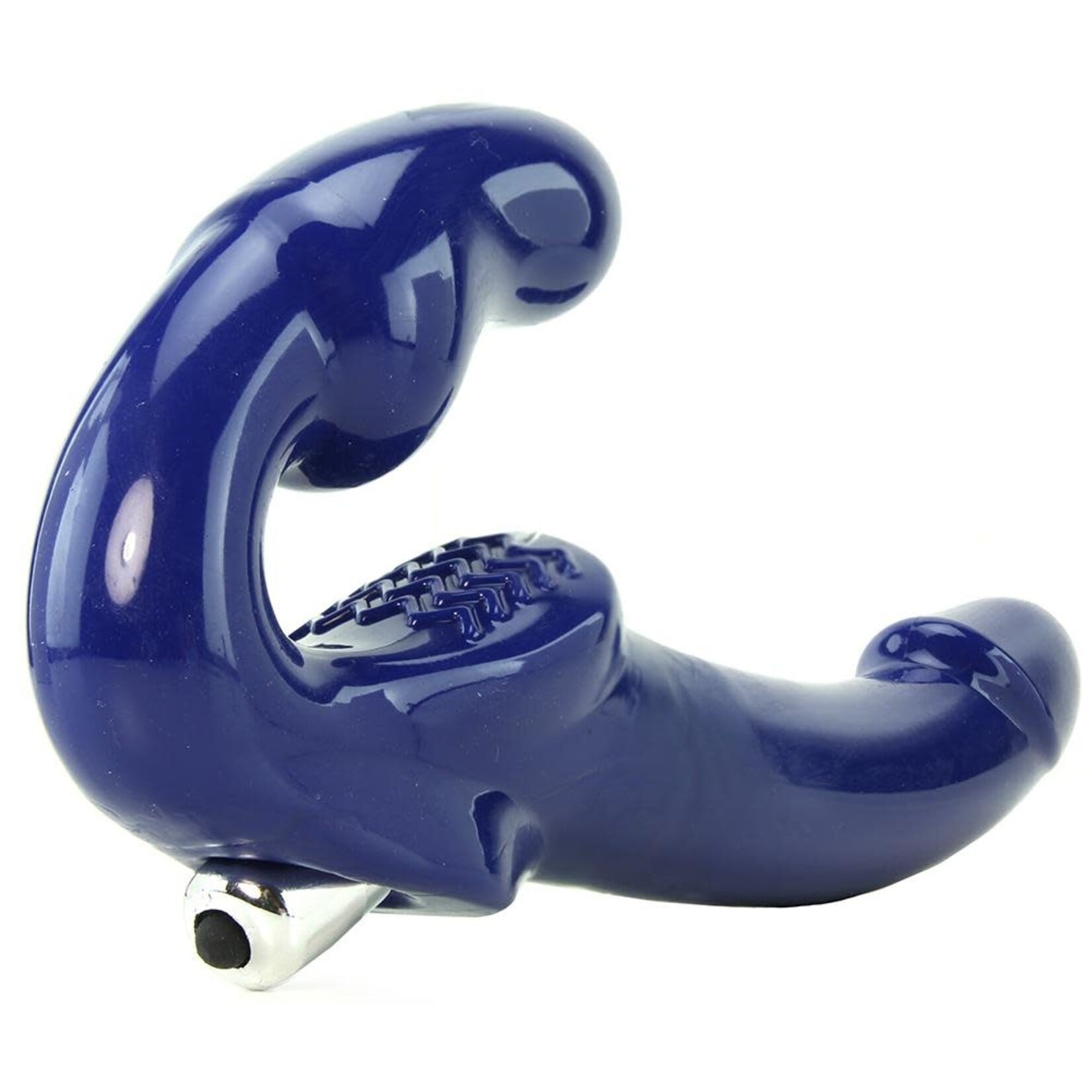 XR BRANDS STRAP U - REVOLVER II VIBRATING STRAPLESS STRAP ON DILDO