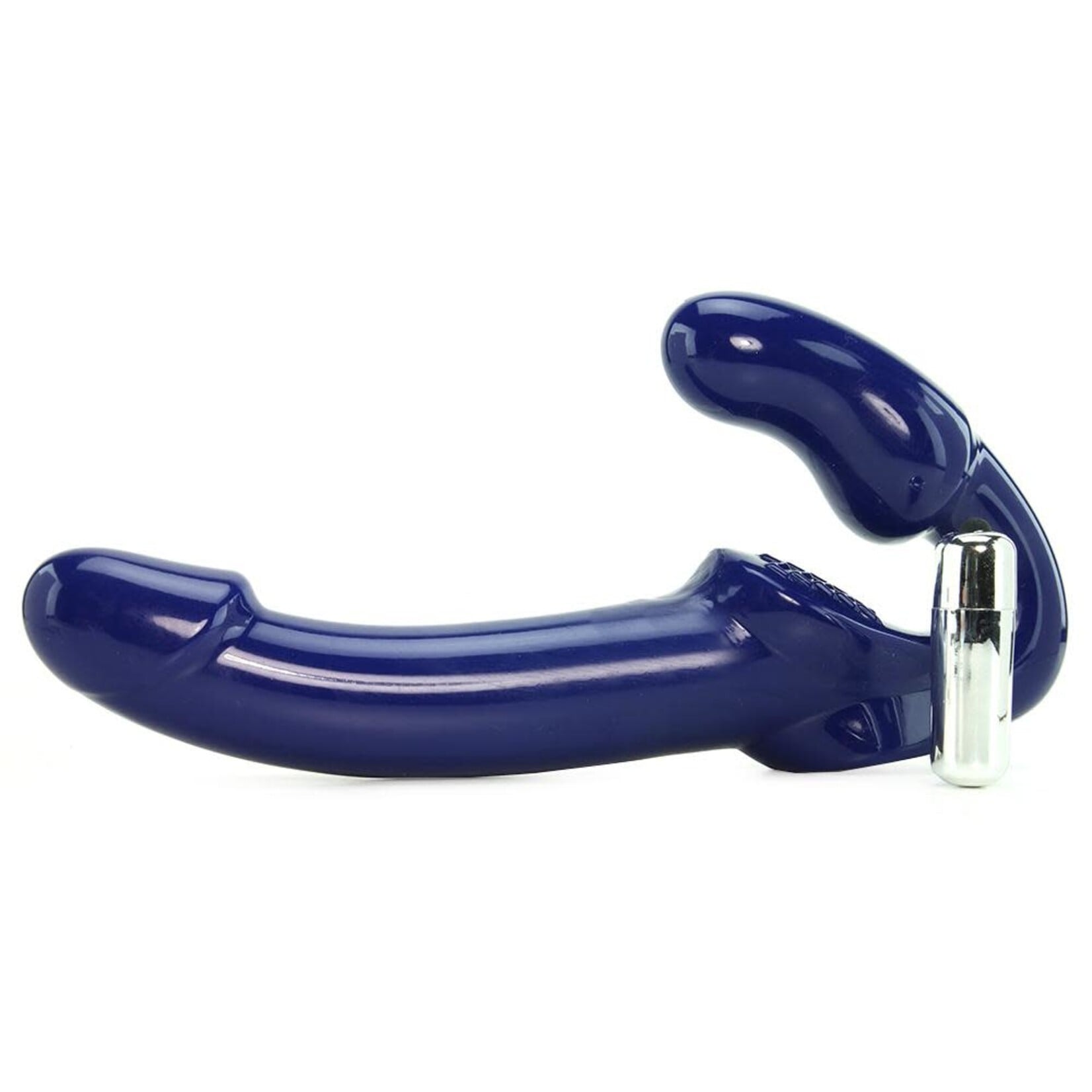 XR BRANDS STRAP U - REVOLVER II VIBRATING STRAPLESS STRAP ON DILDO