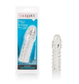 CALEXOTICS ADONIS EXTENSION - TEXTURED SLEEVE - CLEAR