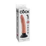 KING COCK KING COCK 7" VIBRATING COCK LIGHT