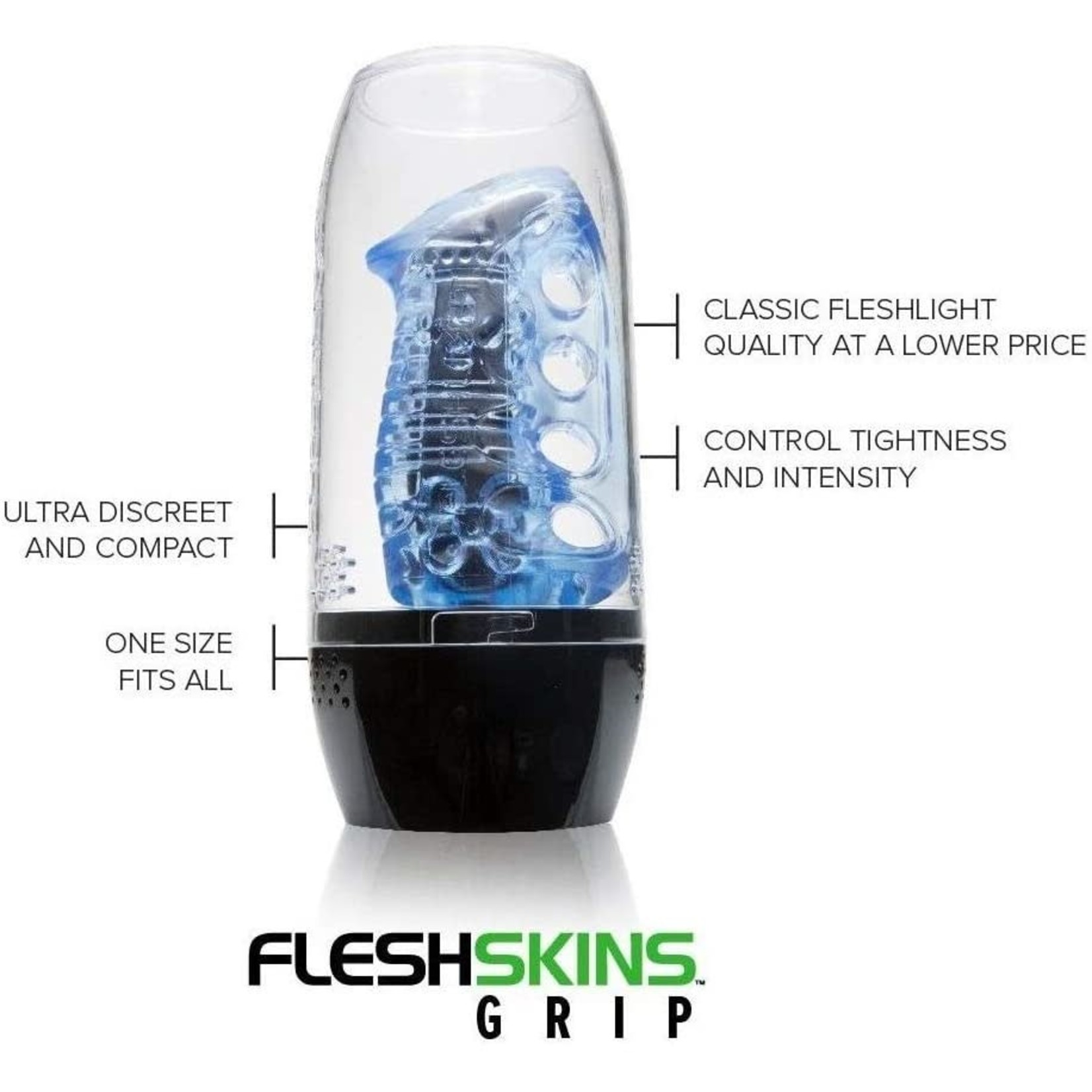 FLESH-LIGHT FLESHLIGHT - FLESHSKINS GRIP - BLUE ICE