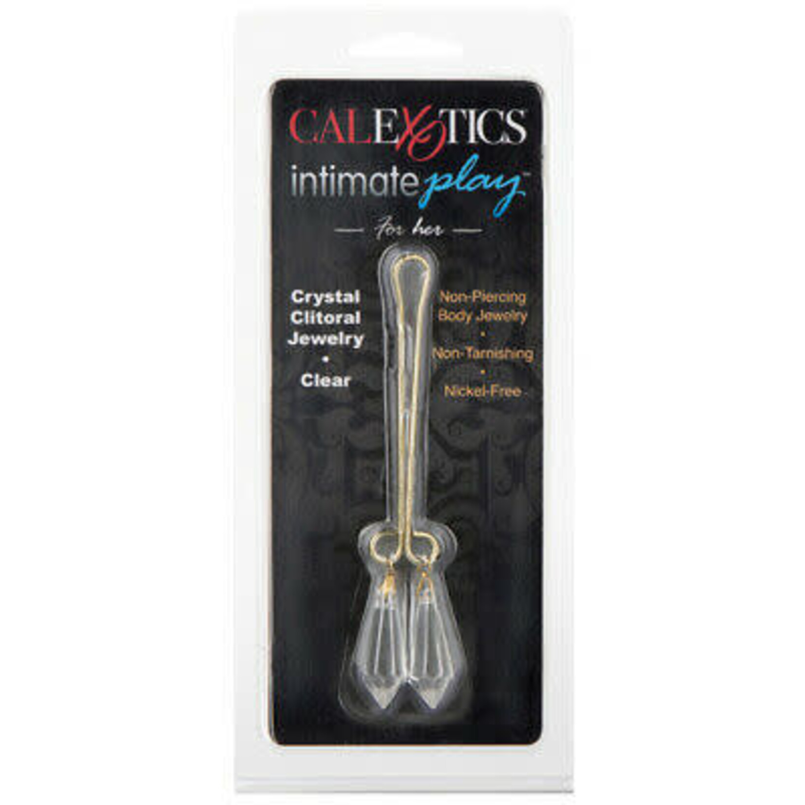 CALEXOTICS INTIMATE PLAY - CLEOPATRA CLIT CRYSTAL - CLEAR