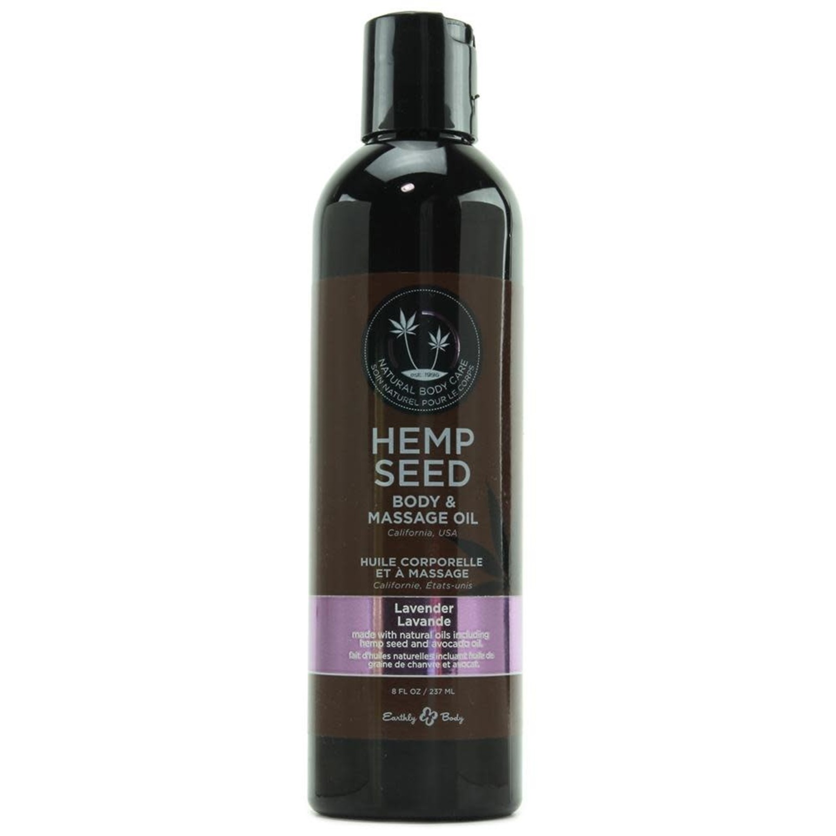 EARTHLY BODY EARTHLY BODIES - HEMP SEED MASSAGE OIL - LAVENDER  8oz