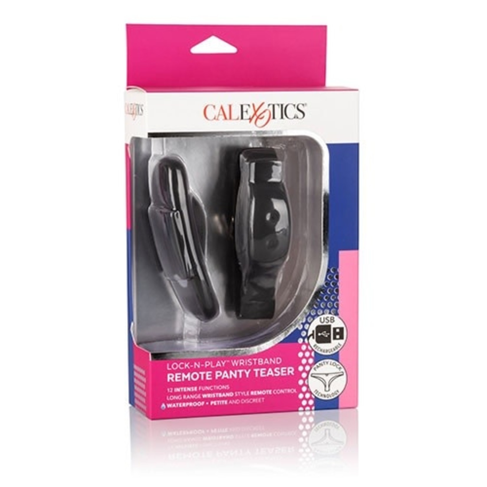 CALEXOTICS LOCK 'n PLAY - WRISTBAND REMOTE PANTY TEASER