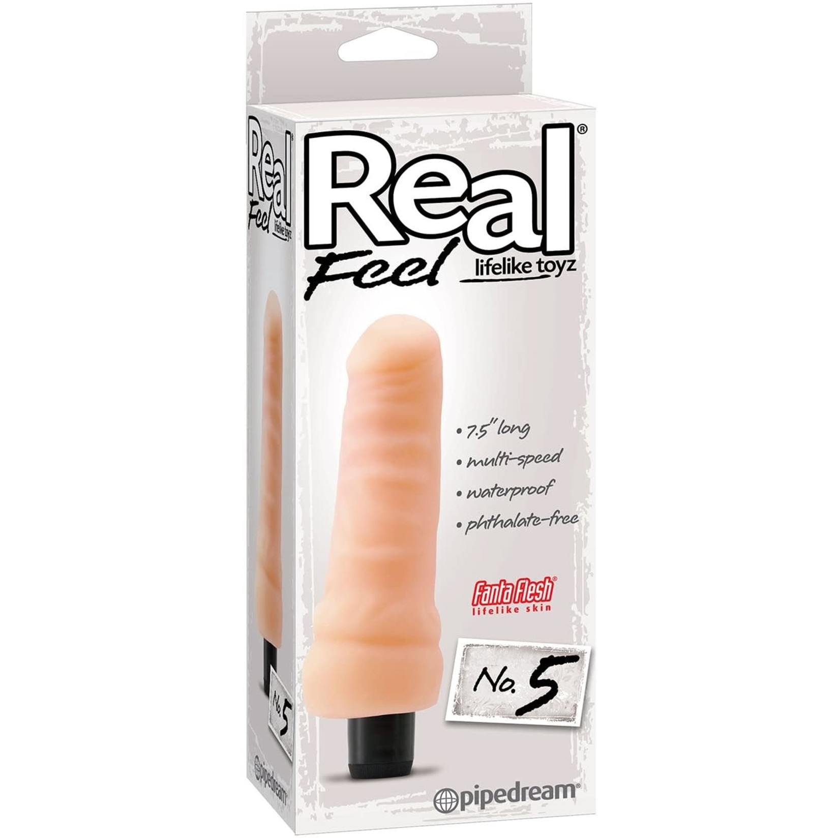 PIPEDREAM REAL FEEL - #5 - 7" - IVORY