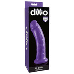 PIPEDREAM DILLIO - 8" - PURPLE