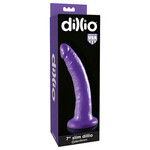 PIPEDREAM DILLIO - 7" SLIM - PURPLE
