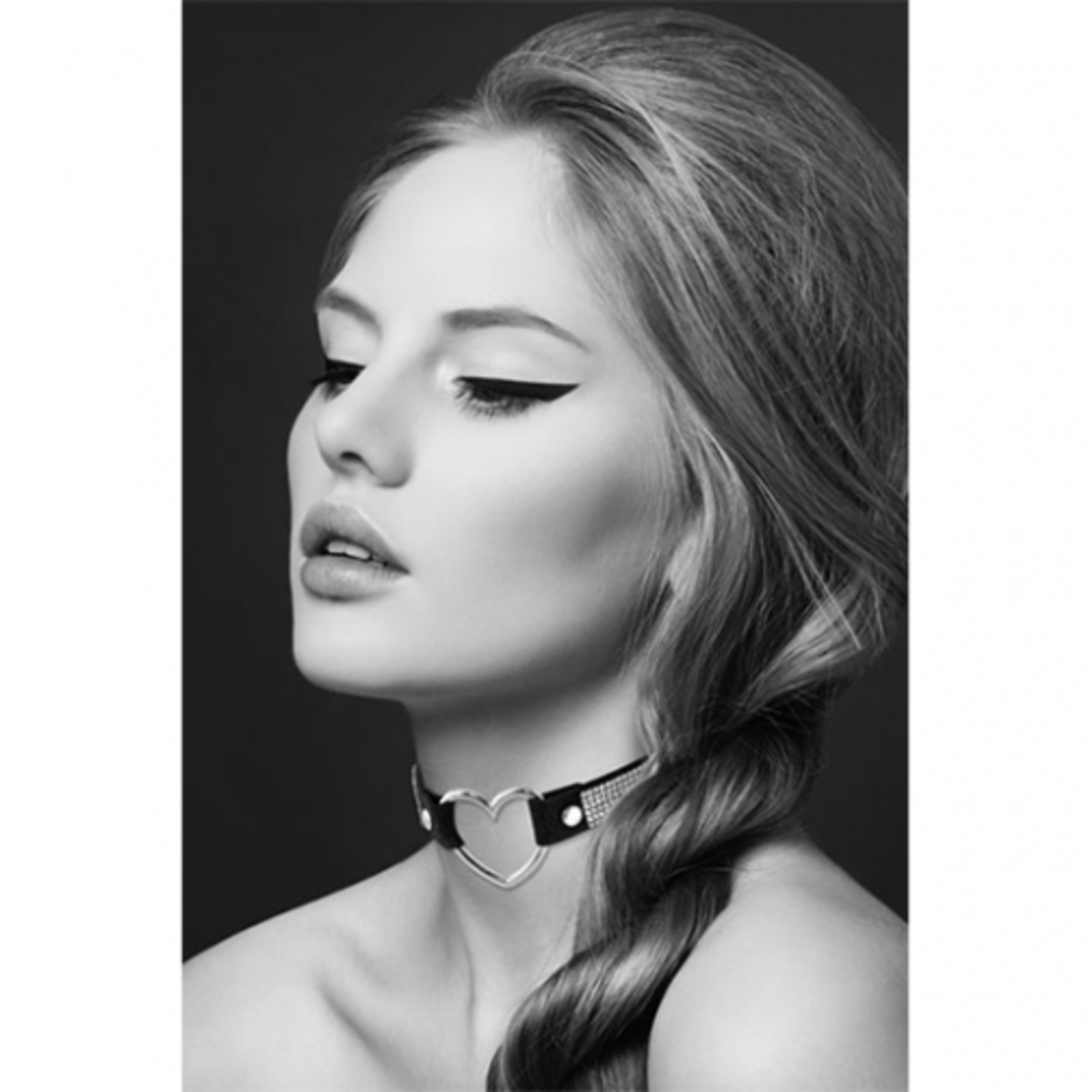 BIJOUX POUR TOI BIJOUX POUR TOI - CRYSTAL HEART BLACK