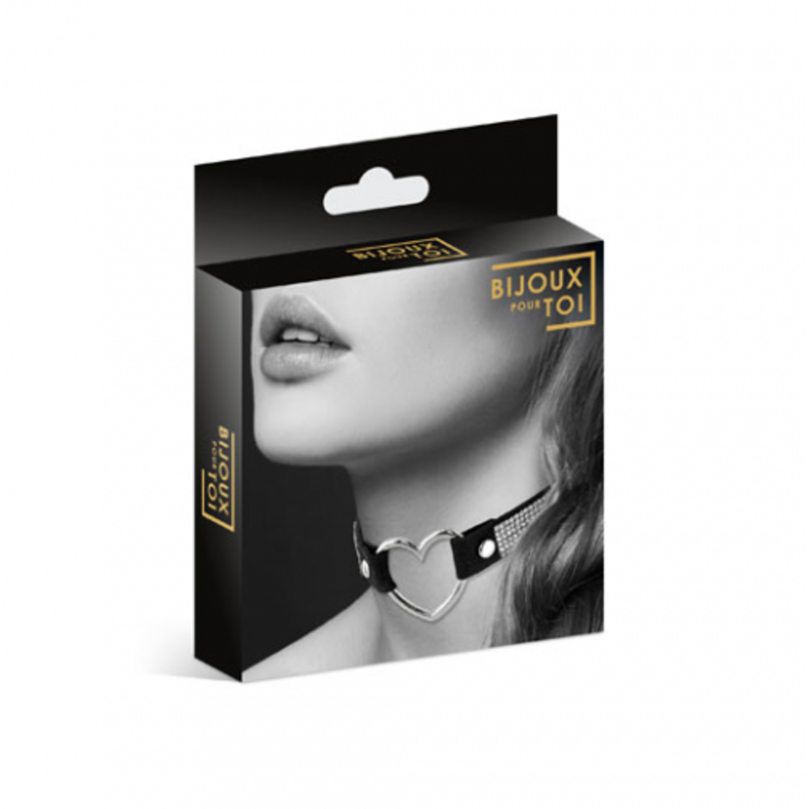 BIJOUX POUR TOI BIJOUX POUR TOI - CRYSTAL HEART BLACK