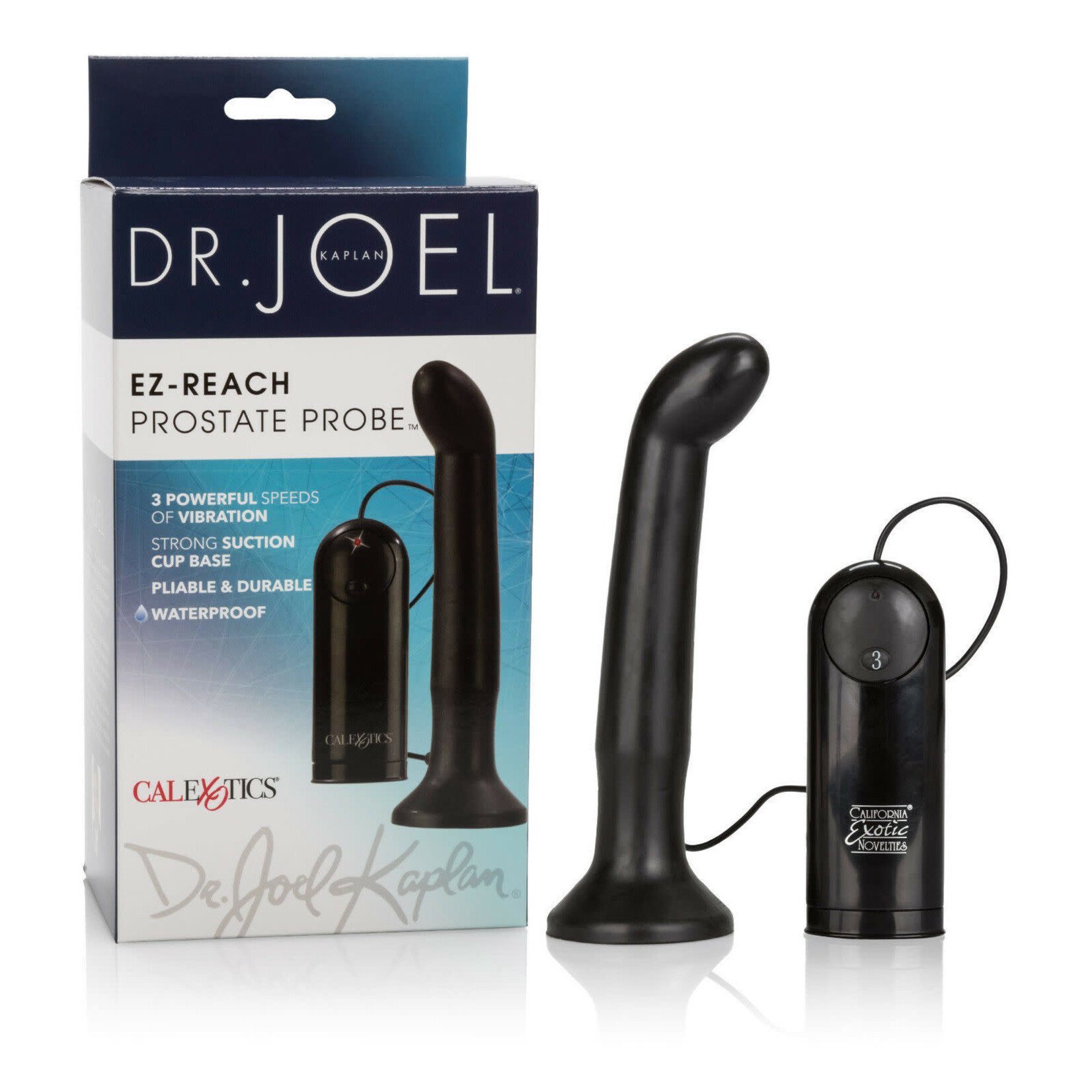 DR. JOEL KAPLAN EZ-REACH PROSTATE PROBE - BLACK