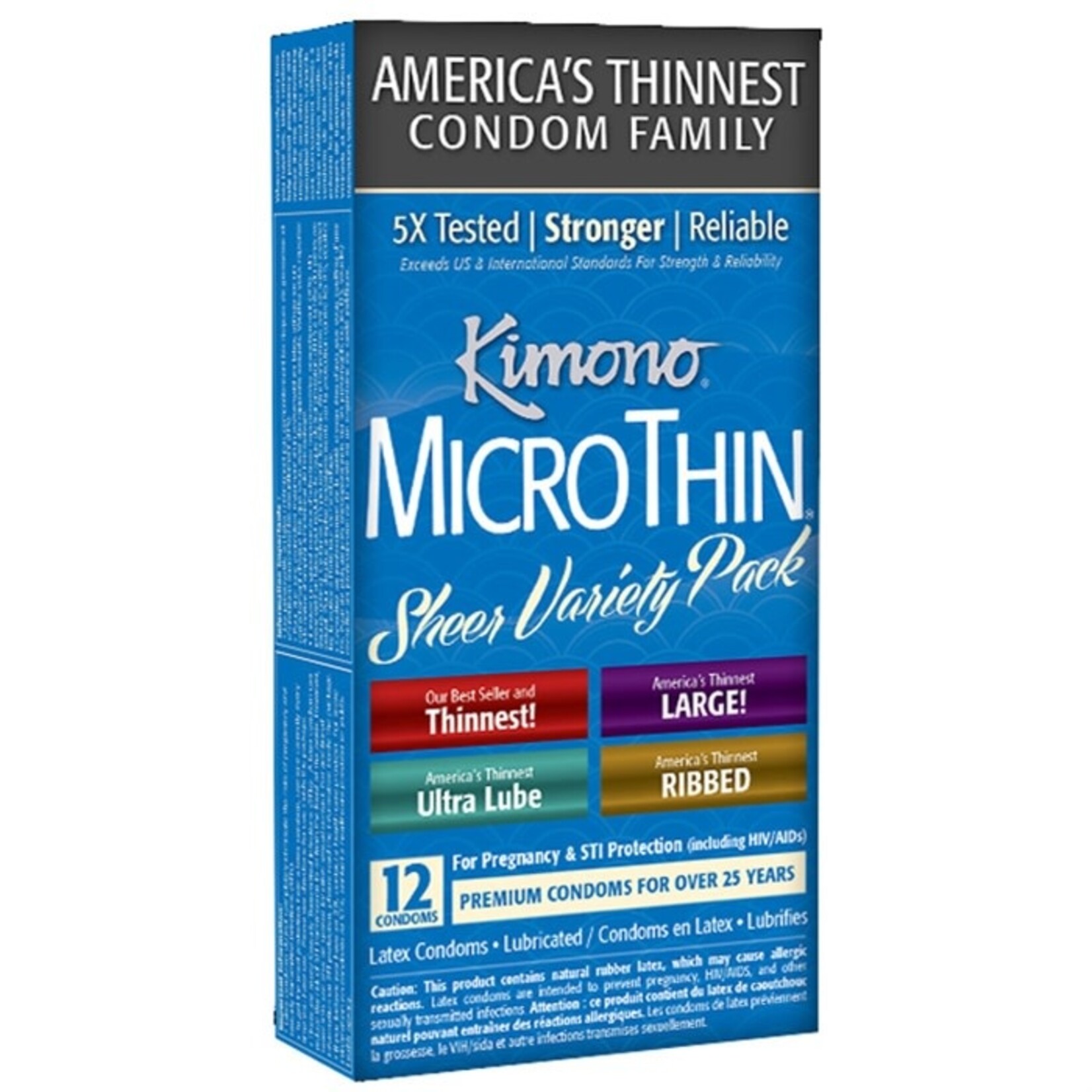 KIMONO KIMONO - MICROTHIN SHEER VARIETY PACK x12