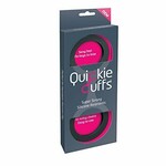 QUICKIE CUFFS - MEDIUM SILICONE - BLACK