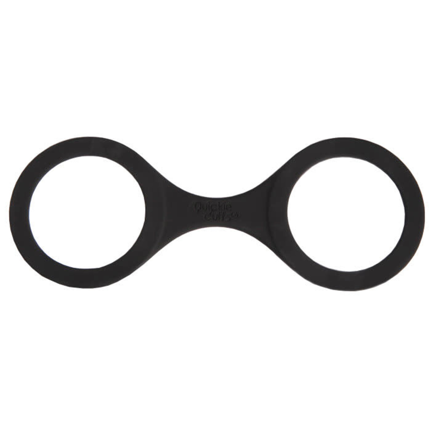 QUICKIE CUFFS - MEDIUM SILICONE - BLACK