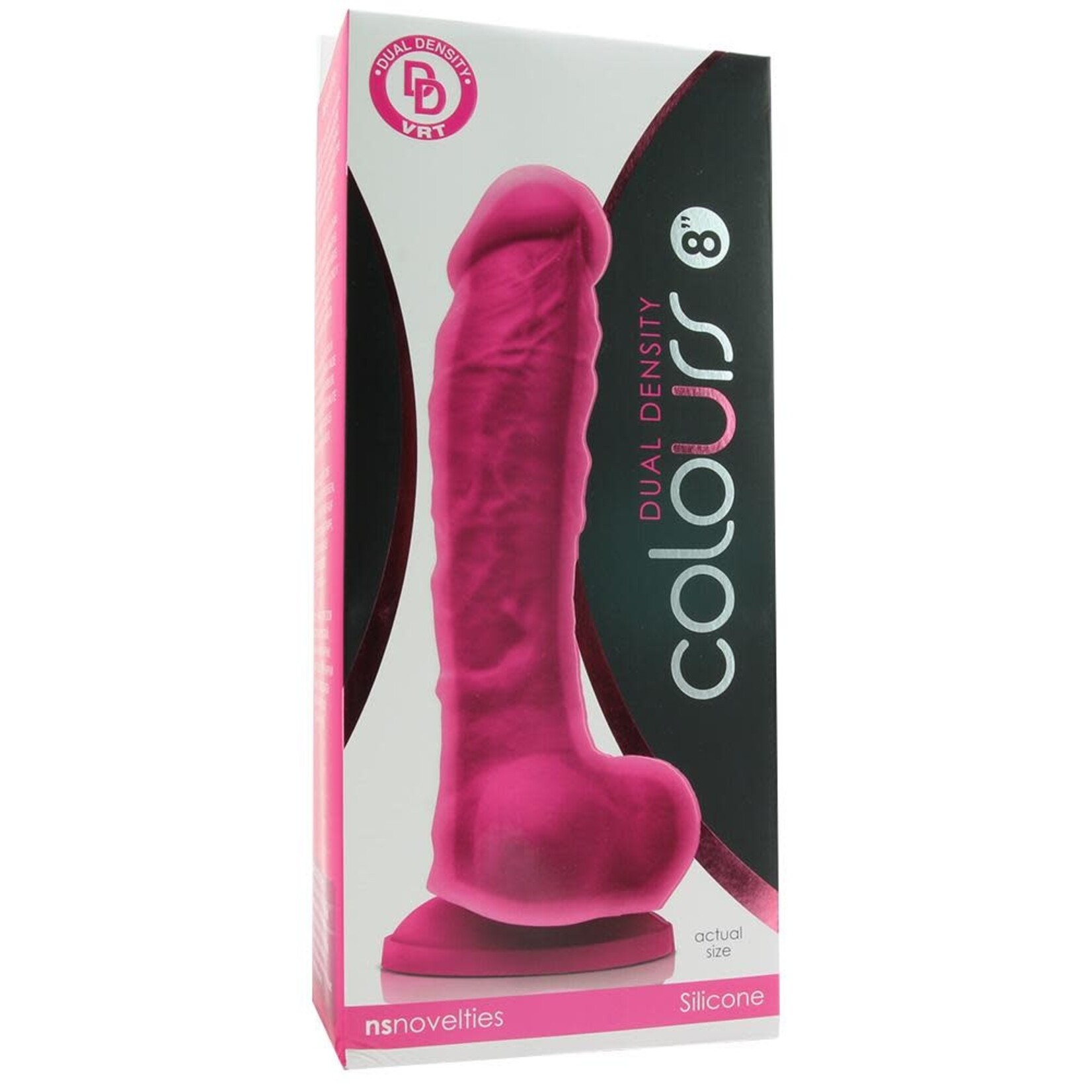 NSNOVELTIES COLOURS - DUAL DENSITY 8" - PINK