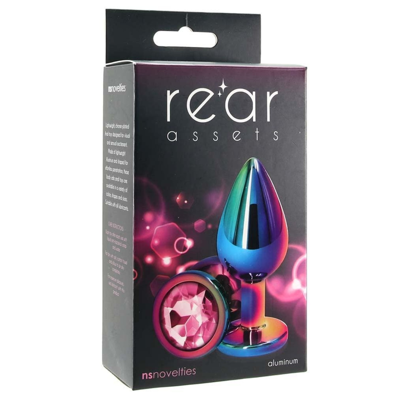 NSNOVELTIES REAR ASSETS - MULITCOLOR - MEDIUM - PINK GEM