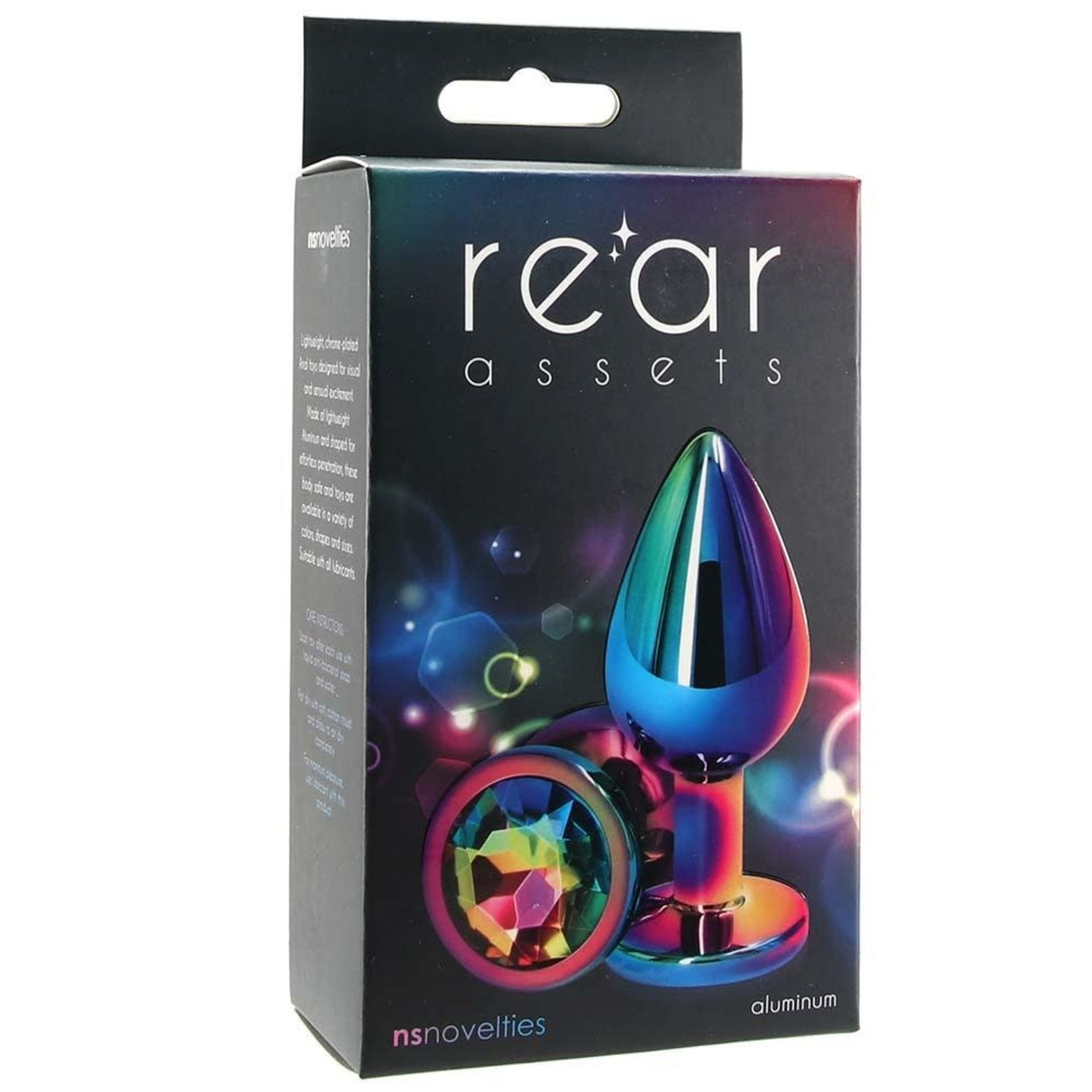 NSNOVELTIES REAR ASSETS - MULITCOLOR - MEDIUM - RAINBOW GEM