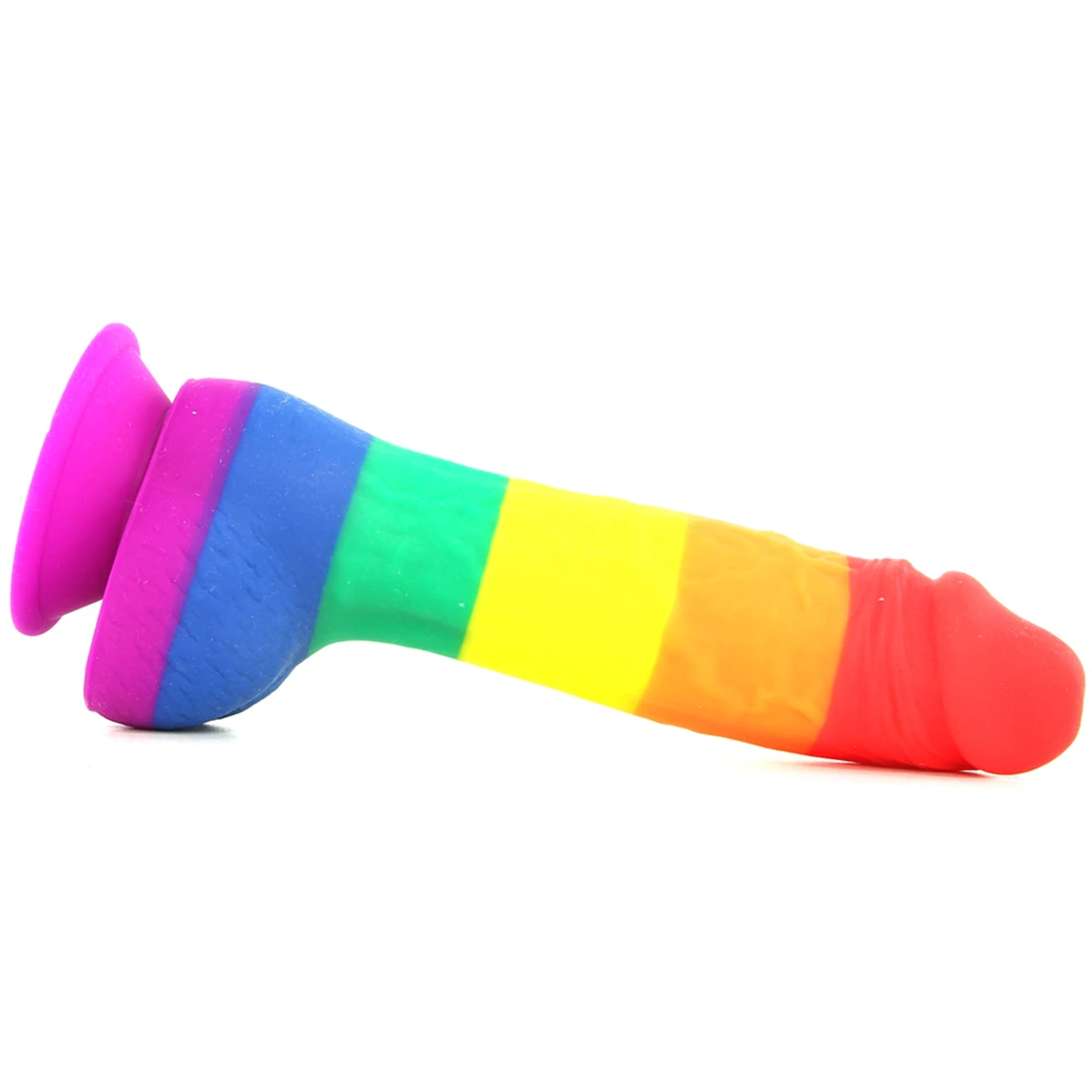 NSNOVELTIES COLOURS PRIDE EDITION 6 INCH SILICONE DILDO IN RAINBOW