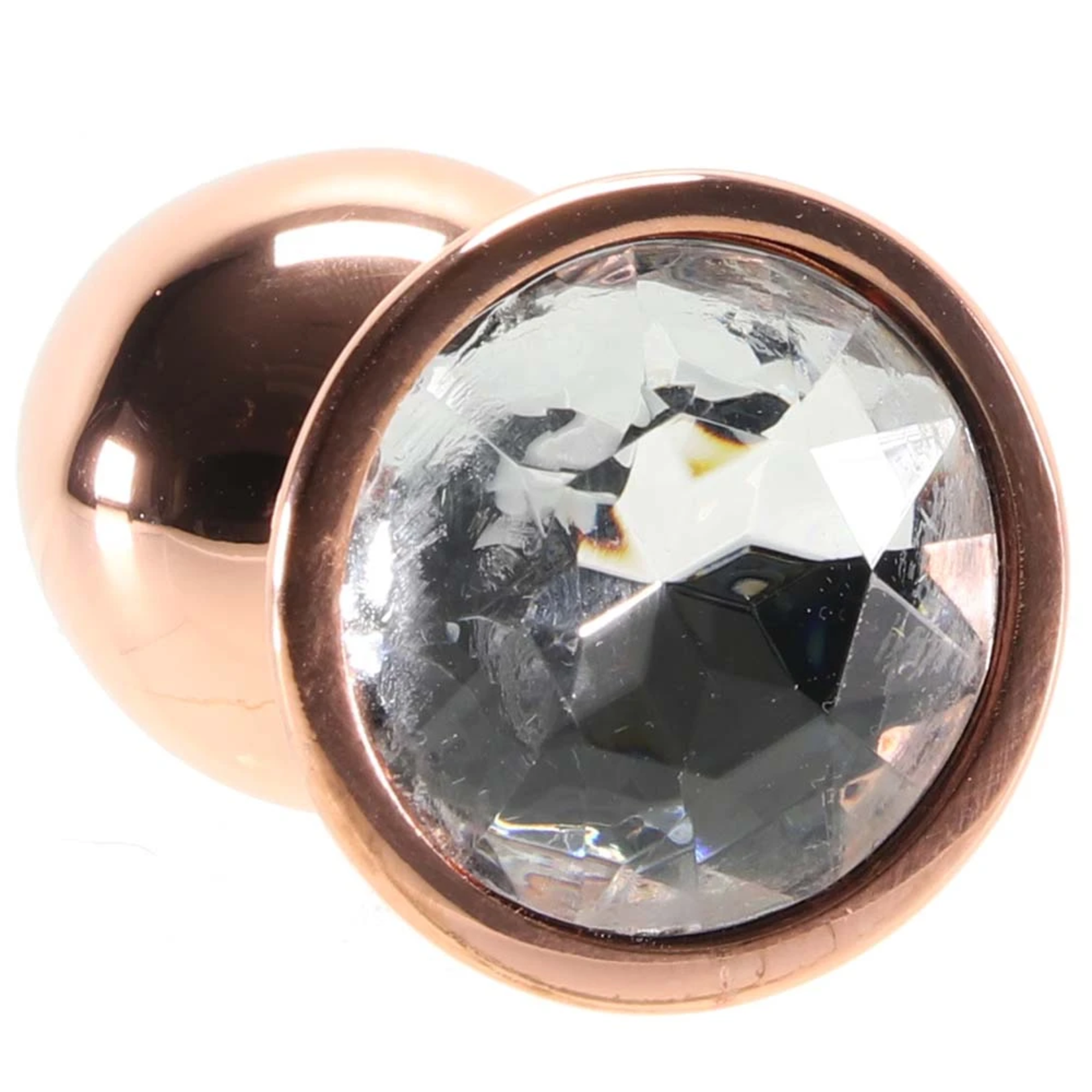 NSNOVELTIES NS - REAR ASSETS - ROSE GOLD - SMALL - CLEAR GEM