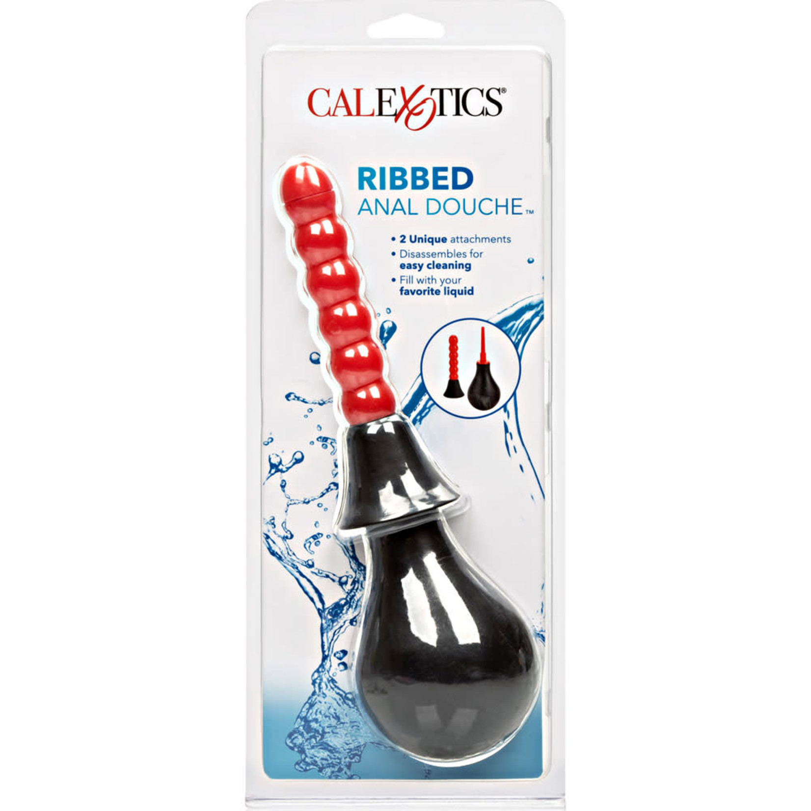 CALEXOTICS RIBBED ANAL DOUCHE