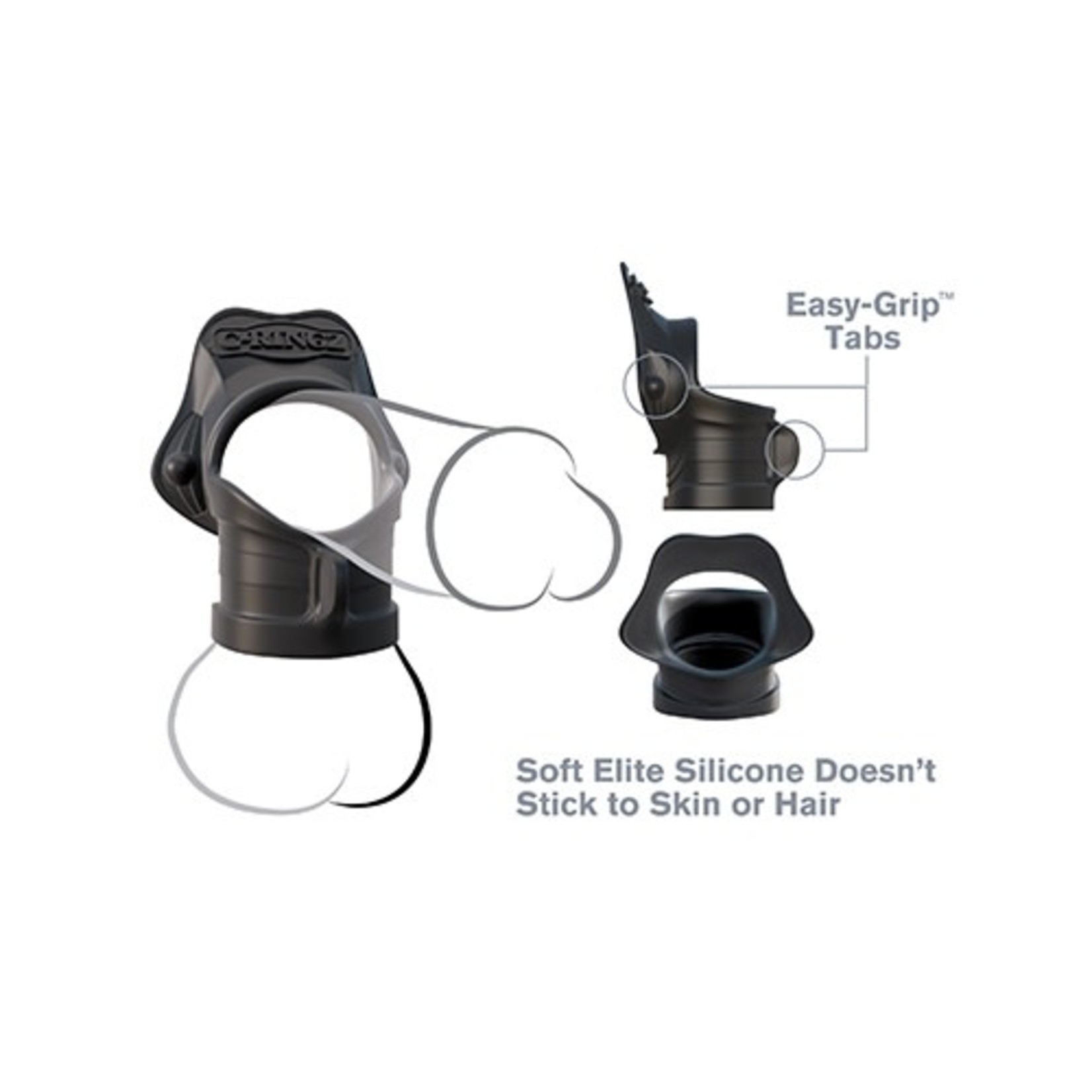 PIPEDREAM FANTASY C-RINGZ - ROCK-HARD RING+BALL STRETCHER