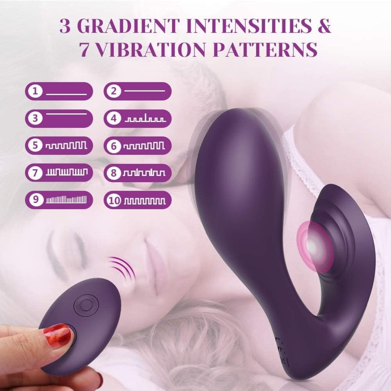 TRACY'S DOG TRACY'S DOG - DUOJOY COUPLE VIBRATOR PURPLE
