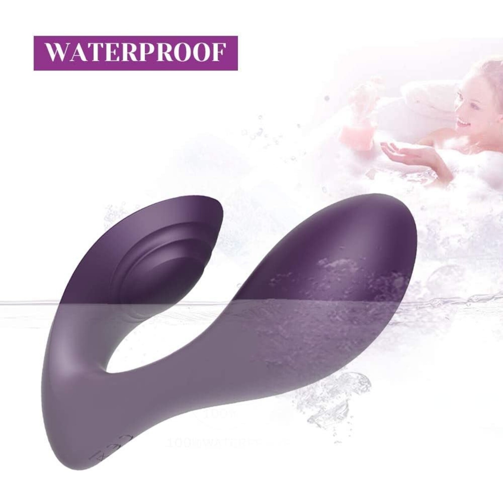 TRACY'S DOG TRACY'S DOG - DUOJOY COUPLE VIBRATOR PURPLE