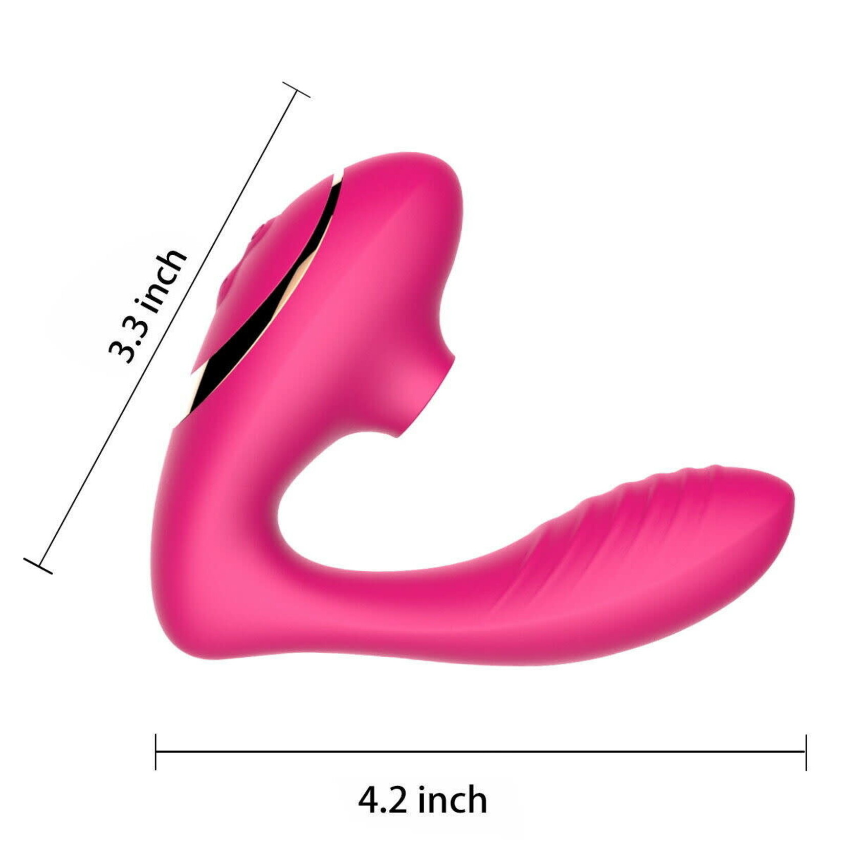 TRACY'S DOG TRACY'S DOG - OG CLITORAL SUCKING VIBRATOR RED (85433)