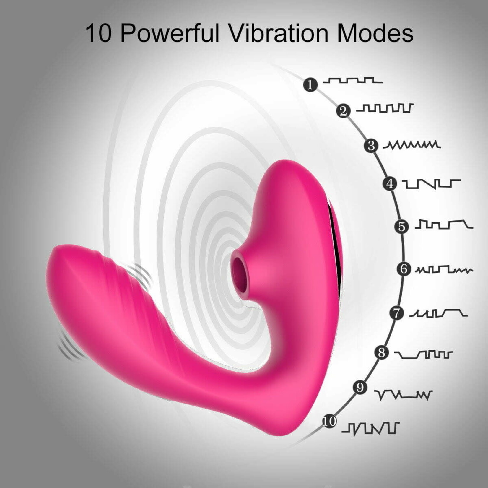 TRACY'S DOG TRACY'S DOG - OG CLITORAL SUCKING VIBRATOR RED (85433)