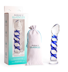 ADORE U - GLASSICLES 8 - CLEAR/BLUE