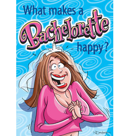 OZZE WHAT MAKES BACHELORETTE HAPPY? - GREETING CARD