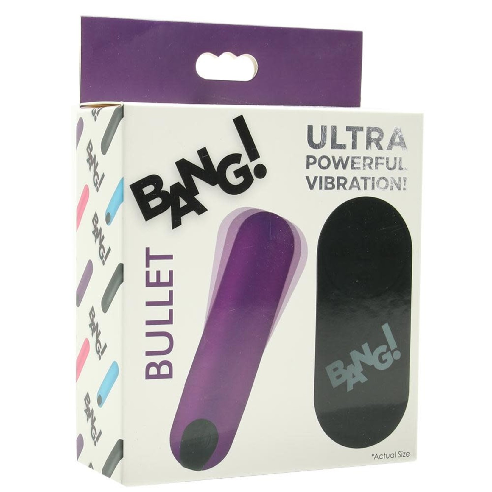 XR BRANDS BANG! - REMOTE VIBRATING BULLET - PURPLE
