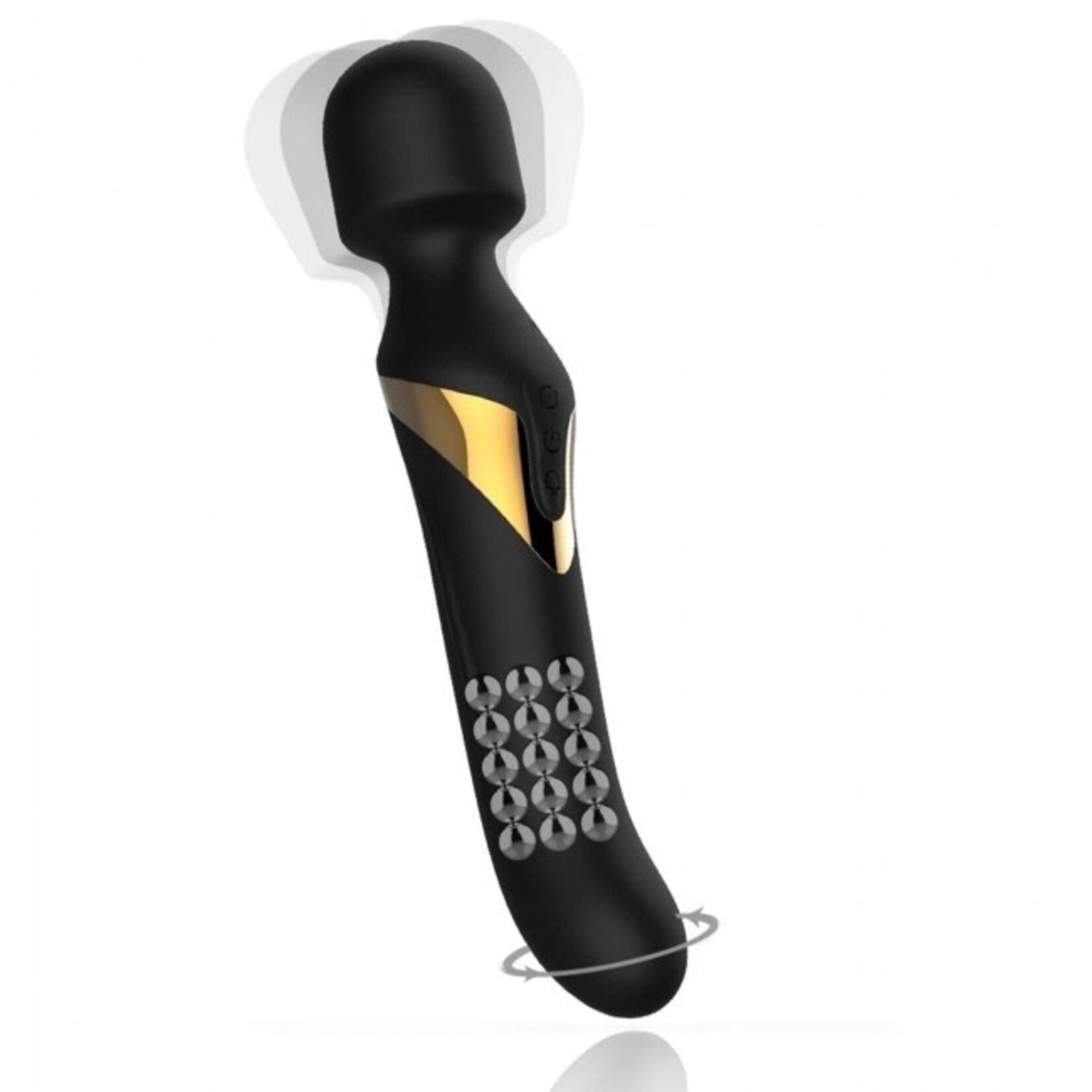 DORCEL DORCEL DUAL ORGASMS STIMULATOR DOUBLE MOTEURS BLACK & GOLD