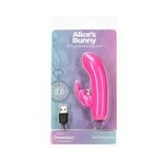 POWERBULLET BMS - ALICE'S BUNNY - RECHARGEABLE BULLET WITH REMOVABLE RABBIT SLEEVE - PINK