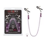 CALEXOTICS NIPPLE PLAY - PURPLE CHAIN NIPPLE CLAMPS