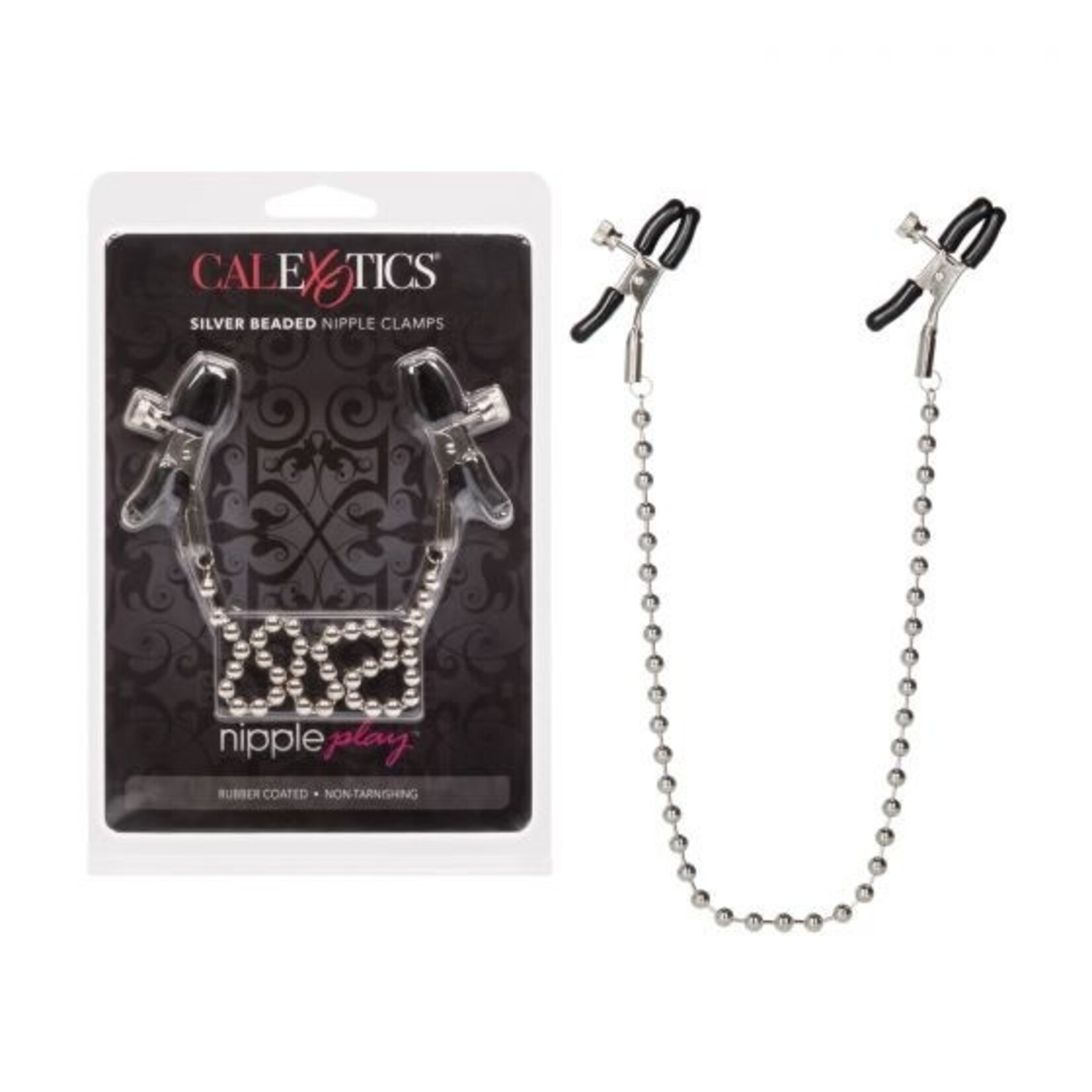 CALEXOTICS SILVER BEADED NIPPLE CLAMP