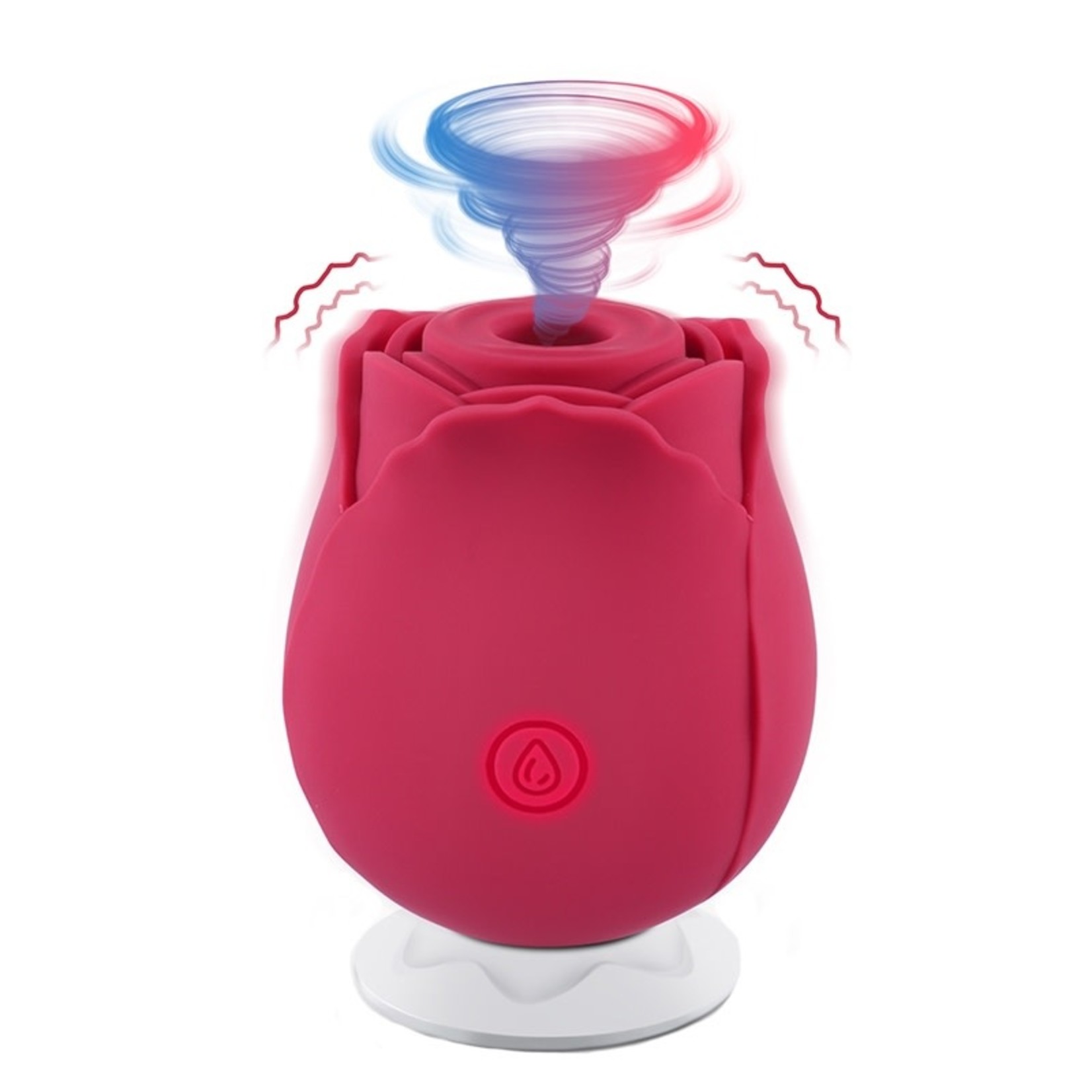 TRACY'S DOG TRACY'S DOG ROSE VIBRATOR - RED