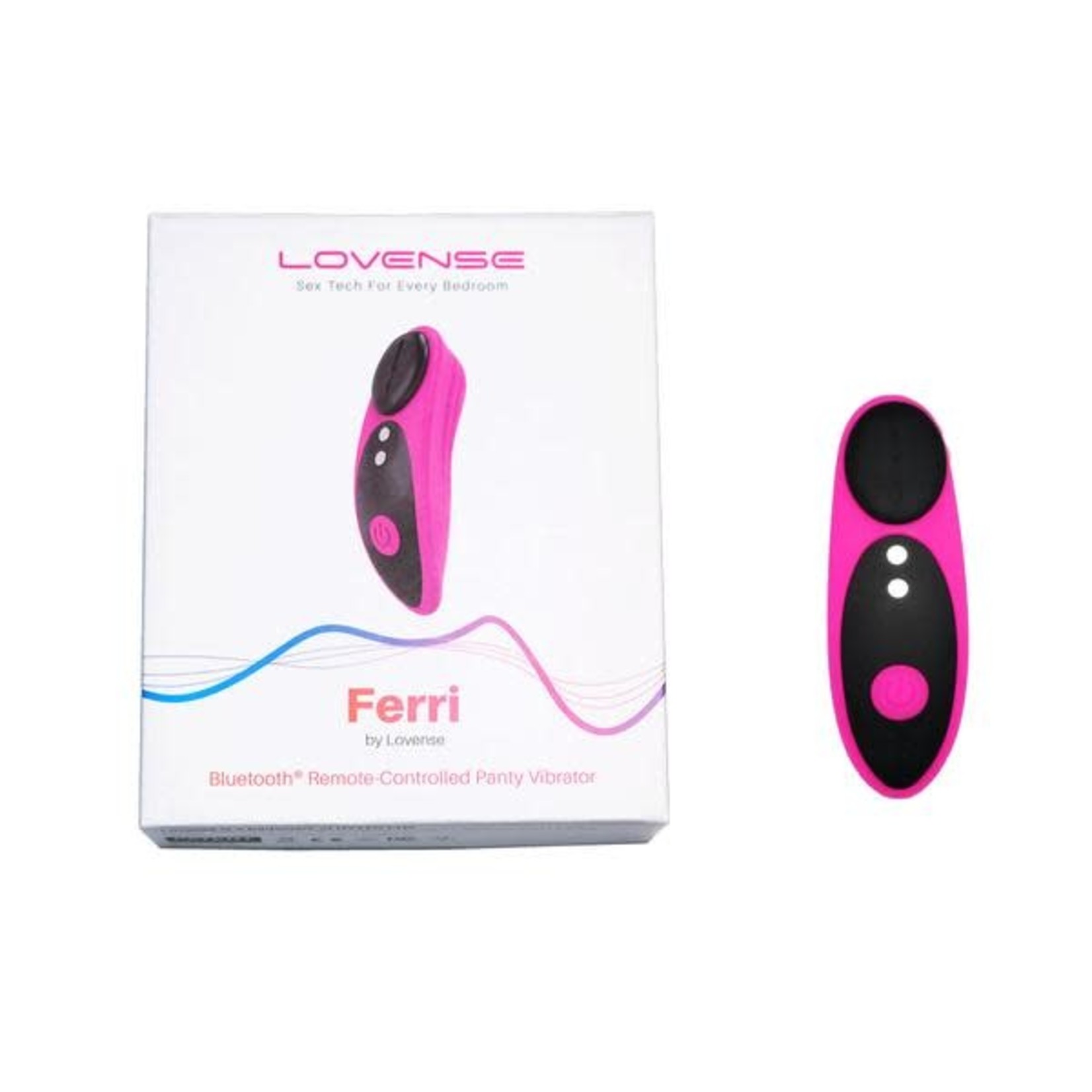 LOVENSE LOVENSE - FERRI - BLUETOOTH REMOTE-CONTROLLED PANTY VIBRATOR - PINK